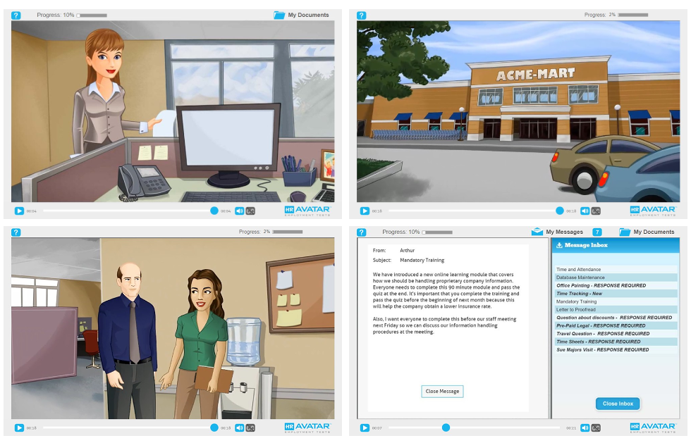 screenshot of HR Avatar